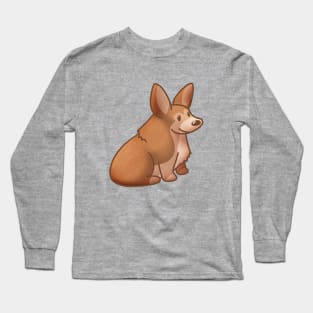 Cute Funny Corgi Long Sleeve T-Shirt